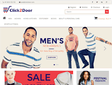 Tablet Screenshot of click2door.com